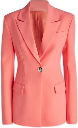 The Attico Blazers, female, Pink, Size: S Single-breasted Hourglass Blazer