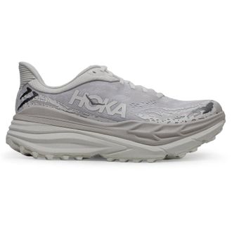 Hoka One One Hoka Stinson 7 Textile Synthetic Mens Running Trainers - White White - Size:UK 11.5