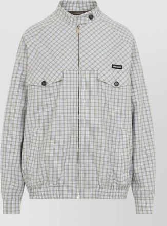 Miu Miu checked oversized single breasted jacket