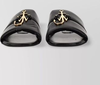J.W.Anderson logo slide sandal anchor detail