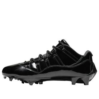 Nike Jordan Air Jordan 11 Low TD Cleat Black Patent IQ8113-001
