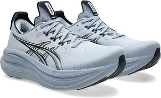 Asics GEL-Nimbus(r) 28 Mens Running Shoes Grey Blue/Black : 11.5 D - Medium, Synthetic