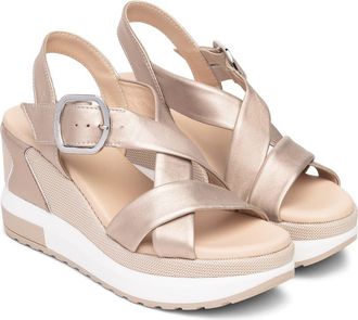 Nero Giardini Sport Wedge Sandal in Rose at Nordstrom, Size 38