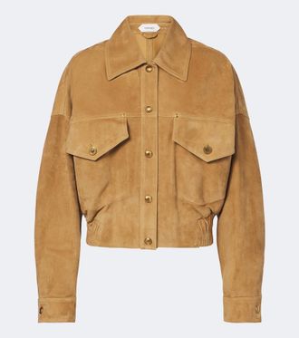 Versace Suede blouson jacket