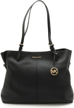 Michael Kors Pre-owned Tote Bags, female, Black, Size: ONE SIZE Pre-owned Leather Shoulder Bag