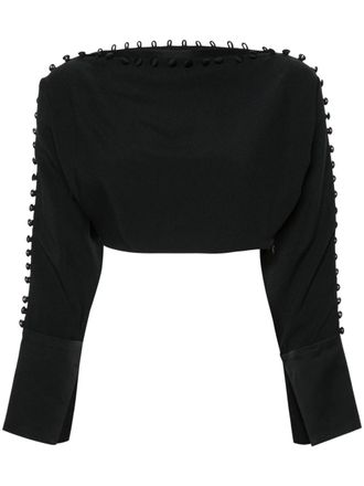 Taller Marmo Blouse - Zwart