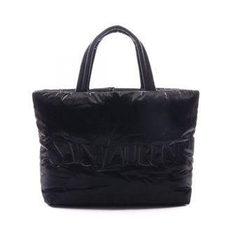 Saint Laurent Black Nylon Handbag Tote Bag (Pre-Owned)