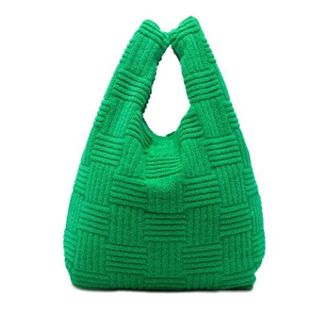 Bottega Veneta Pre-owned Bolso Tote de Algod&oacute;n - Pre-owned - Mujer - Verde - ONE SIZE