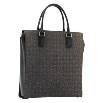 Celine Pre-owned Tote Bags, female, Black, Size: ONE SIZE Pre-owned Vintage C Macadam Canvas Hand Bag