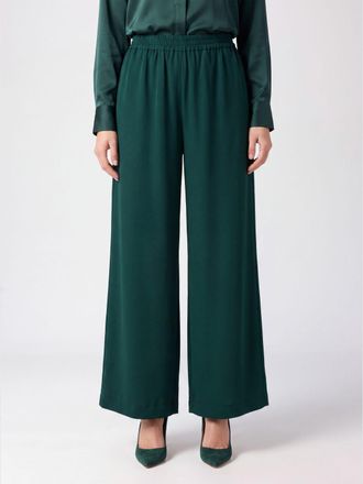 Gianluca Capannolo High-Waisted Viscose Wide-Leg Palazzo Trousers