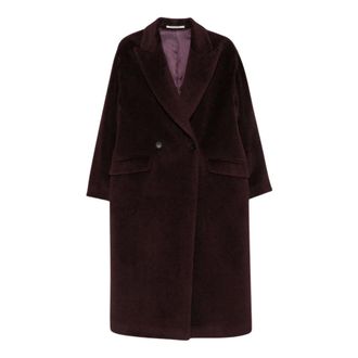 Tagliatore Linden Jas - Dames - Mantels - Rood - Maat: XS Zijde