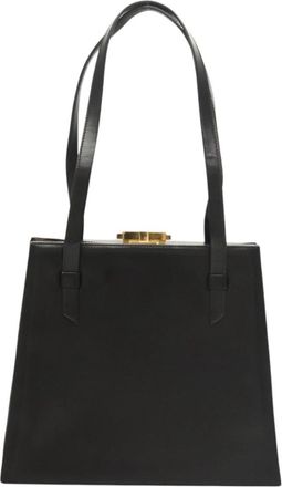 Celine Black Leather Shoulder Bag (Pre-Owned)
