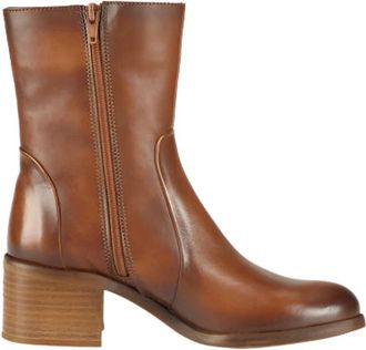 Felmini Anilex Namibia - Dames - Laarzen met Hak - Bruin - 37 EU - Schoenen