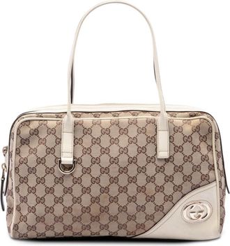 Gucci Pre-owned Gucci GG Canvas New Britt Shoulder Bag Unisex D1WNAAJ8T57CVRUI