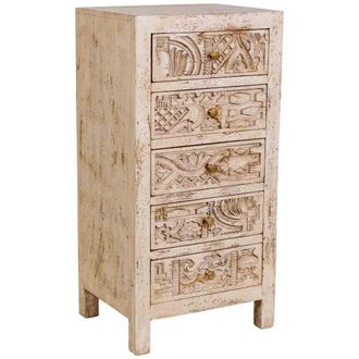 Wanderlust Deco Sinfonier de madera tallado artesanal 45 x 40 x 100h cm