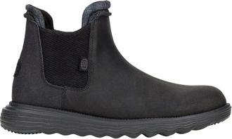 Hey Dude Zwarte Branson Classic Laarzen - Heren - Chelseaboots - Zwart - 45 EU - Schoenen