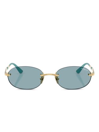 Vogue Eyewear Occhiali da sole ovali - Oro