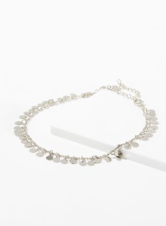 Simons Womens Small-medallion ankle chain