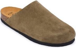 Plakton Brooke Clog in Green Suede at Nordstrom Rack, Size 41