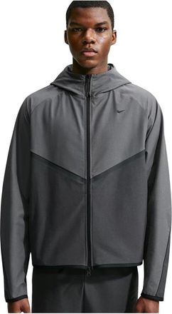 Nike Tech Shori Knit Windrunner Jas - Heren - Sport - Grijs - Maat: L Katoen