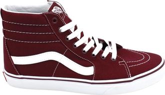 Vans Canvas Hoge Top Rubberen Zool Schoenen - Dames - Sneakers - Rood - 42 1/2 EU - Schoenen