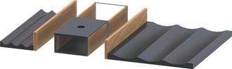 Duravit Set De Sistema De Mobiliario Duravit Anchura 462mm, Sin Recorte