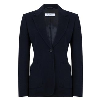 Max Mara Blazers, female, Blue, Size: M Mxmutilita Blazer