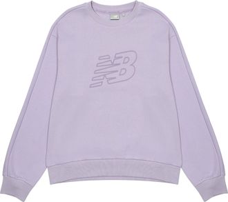 New Balance (WMNS) New Balance Logo Sweatshirt Asia Sizing Purple 5CC39752-DV
