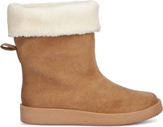 HUGO BOSS Stivali in pelle scamosciata - Marrone