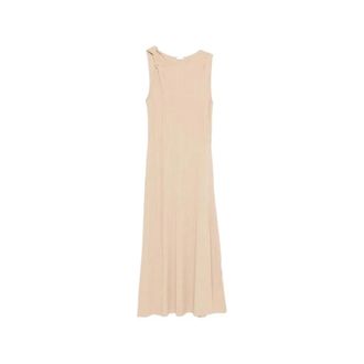 Joseph Joseph, Knitted Dresses, female, Beige, Size: S Arty Dress Knit Pliss