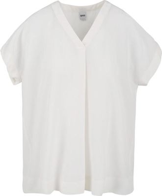 Aspesi Maglia H808 B753 - Dames - Blouses - Wit - XS - Overhemden