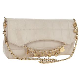 Chanel Chocolate Bar Accordion Reissue Flap Bag Quilted Lambskin Pink_Gold Leather Handbag (Pre-Owned)