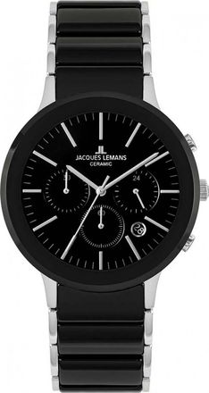 Jacques Lemans 1-1854A Mens Dublin Watch - Black - One Size
