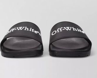Off-white logo-print slides