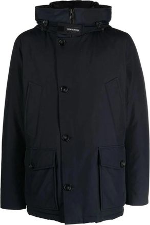 Woolrich Arctic Anorak - Heren - Gewatteerde jassen - Blauw - XL - Katoen - Jassen