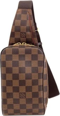 Louis Vuitton Pre-owned Damier Sling Bag - Dames - Vintage Schoudertas - Bruin - ONE Size - Vintage