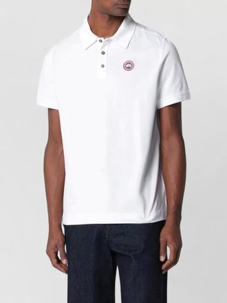 Canada Goose men shirt polo collar short sleeves