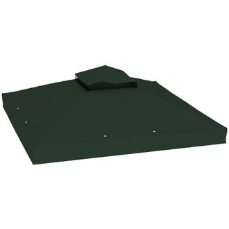 OUTSUNNY Techo de repuesto 300x300 cm verde
