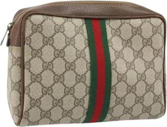 Gucci Pre-owned Clutches, female, Beige, Size: ONE SIZE Pre-owned Clutch