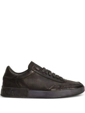 Dolce & Gabbana Sneakers Portofino con logo - Nero