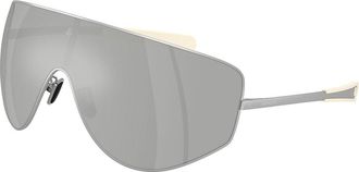 Moncler ME4011T TANIUM 10048V Mens Sunglasses Silver Size 145