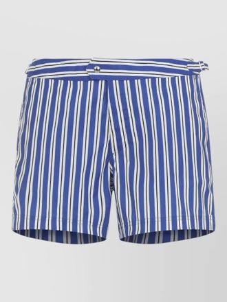 Tom Ford stripe swim shorts adjustable waistband
