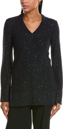 Michael Kors Linen-Blend Embellished Sweater