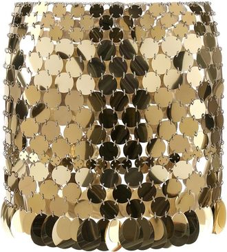 Paco Rabanne Mini Jupe Rok - Dames - Korte rokken - Geel - M - Rokken