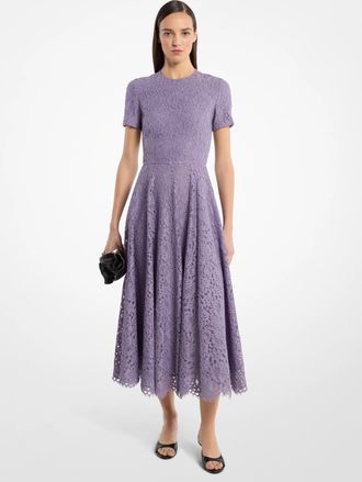 Michael Kors Corded Floral Lace Dance Dress