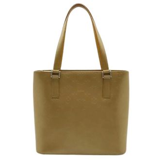 Louis Vuitton Pre-owned Tote Bags, female, Brown, Size: ONE SIZE Pre-owned Monogram Mat Stockton Tote Bag