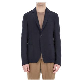 Officine G&eacute;n&eacute;rale Nehemiah Jas - Heren - Jassen - Blauw - Maat: L Katoen
