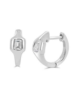 Sabrina Designs 14K 0.32 Ct. Tw. Diamond Huggie Earrings