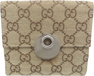 Gucci Brown Gg Canvas Wallet (Bi-Fold) (Pre-Owned)