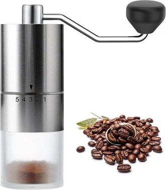 OEM Molinillo De Caf&eacute; Manual Port&aacute;til - C&oacute;nico De Cer&aacute;mica - 5 Ajustes - Molinillo De Granos De Caf&eacute; - Para Espresso Y Camping